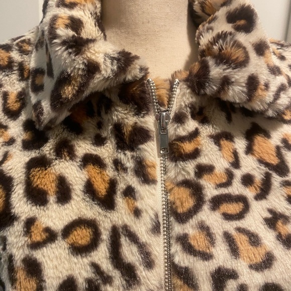 Entro Women’s Leopard Animal Print Jacket Coat Small/Medium - Picture 3 of 12